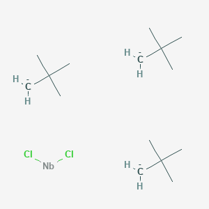 molecular formula C15H33Cl2Nb-3 B15457012 Dichloroniobium;2-methanidyl-2-methylpropane CAS No. 61645-39-4