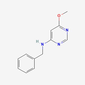 molecular formula C12H13N3O B15457290 N-Benzyl-6-methoxypyrimidin-4-amine CAS No. 61667-08-1
