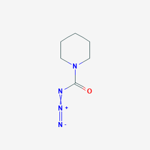 molecular formula C6H10N4O B15457307 Piperidine-1-carbonyl azide CAS No. 61795-98-0