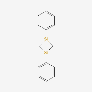 molecular formula C14H14Si2 B15457489 CID 78065819 