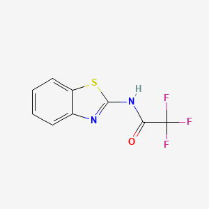 molecular formula C9H5F3N2OS B15457600 N-2-Benzothiazolyl-2,2,2-trifluoroacetamide CAS No. 61906-65-8