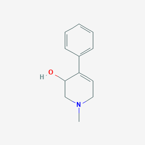 molecular formula C12H15NO B154577 1-Methyl-4-phenyl-1,2,3,6-tetrahydropyridin-3-ol CAS No. 1891-24-3