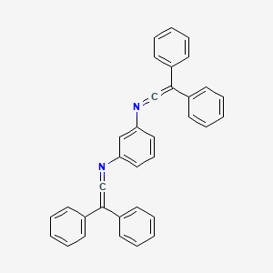 molecular formula C34H24N2 B15458016 N,N'-(1,3-Phenylene)bis(diphenylethen-1-imine) CAS No. 61686-02-0