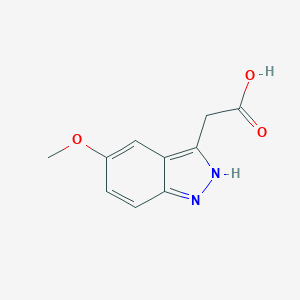 molecular formula C10H10N2O3 B154581 2-(5-Methoxy-1H-indazol-3-YL)acetic acid CAS No. 10226-37-6