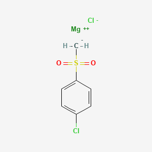 molecular formula C7H6Cl2MgO2S B15458602 Magnesium chloride (4-chlorobenzene-1-sulfonyl)methanide (1/1/1) CAS No. 61645-25-8