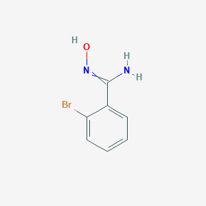 molecular formula C7H7BrN2O B154591 2-Bromo-N-hydroxybenzimidamide CAS No. 132475-60-6