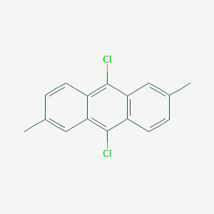 molecular formula C16H12Cl2 B015460 9,10-Dichloro-2,6-dimethylanthracene CAS No. 887354-46-3
