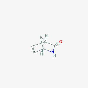 molecular formula C6H7NO B154607 (1S,4R)-2-azabicyclo[2.2.1]hept-5-en-3-one CAS No. 130931-83-8