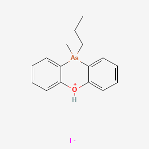 molecular formula C16H19AsIO B15460969 CID 78066175 