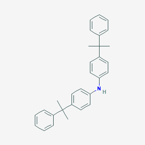 molecular formula C30H31N B154613 Bis[4-(2-phenyl-2-propyl)phenyl]amine CAS No. 10081-67-1