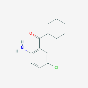 molecular formula C13H16ClNO B154615 2-Amino-5-chlorophenyl cyclohexyl ketone CAS No. 1789-30-6