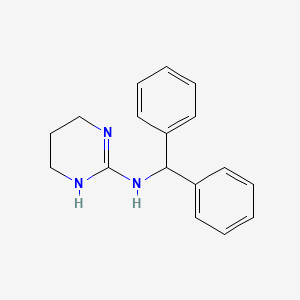 molecular formula C17H19N3 B15461525 N-(Diphenylmethyl)-1,4,5,6-tetrahydropyrimidin-2-amine CAS No. 61611-91-4