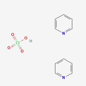 molecular formula C10H11ClN2O4 B15461531 Perchloric acid--pyridine (1/2) CAS No. 61071-49-6