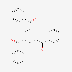 molecular formula C26H24O3 B15461533 4-Benzoyl-1,7-diphenylheptane-1,7-dione CAS No. 61538-08-7