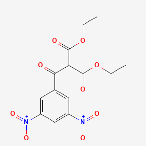 molecular formula C14H14N2O9 B15461811 Diethyl (3,5-dinitrobenzoyl)propanedioate CAS No. 61340-94-1