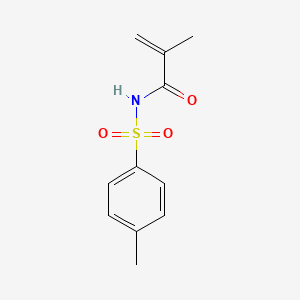 molecular formula C11H13NO3S B15462308 2-Propenamide, 2-methyl-N-[(4-methylphenyl)sulfonyl]- CAS No. 61360-99-4
