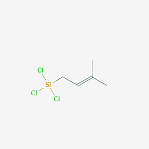 molecular formula C5H9Cl3Si B15462383 Trichloro(3-methylbut-2-en-1-yl)silane CAS No. 61209-24-3