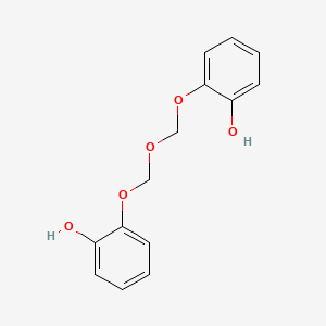 molecular formula C14H14O5 B15462452 Phenol, 2,2'-[oxybis(methyleneoxy)]bis- CAS No. 61454-75-9