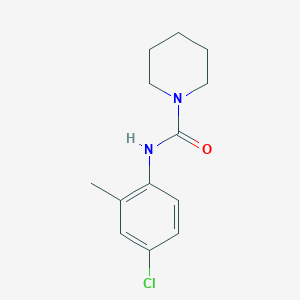 molecular formula C13H17ClN2O B15462667 N-(4-chloro-2-methylphenyl)piperidine-1-carboxamide CAS No. 60465-41-0