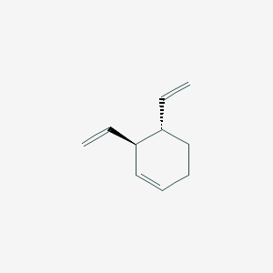 molecular formula C10H14 B15462693 (3R,4S)-3,4-Diethenylcyclohex-1-ene CAS No. 61222-41-1