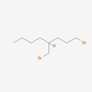 molecular formula C9H18Br2 B15462826 Octane, 1-bromo-4-(bromomethyl)- CAS No. 61639-10-9