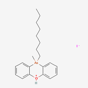 molecular formula C21H29AsIO B15462986 CID 78066167 