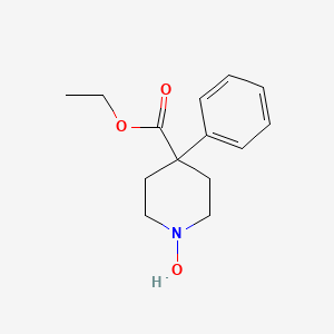 molecular formula C14H19NO3 B15463409 Ethyl 1-hydroxy-4-phenylpiperidine-4-carboxylate CAS No. 60463-15-2