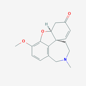 molecular formula C17H19NO3 B154635 Narwedine CAS No. 1668-86-6