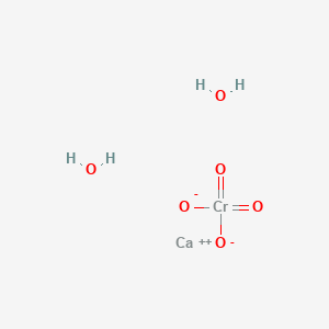 molecular formula CaCrH4O6 B154637 Calcium chromate dihydrate CAS No. 10060-08-9