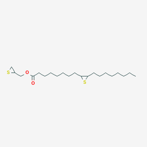 molecular formula C21H38O2S2 B15463761 Thiiran-2-ylmethyl 8-(3-octylthiiran-2-yl)octanoate CAS No. 58401-49-3