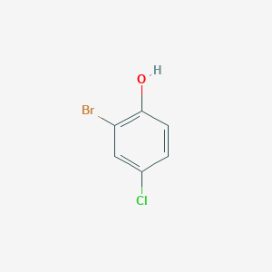 molecular formula C6H4BrClO B154644 2-溴-4-氯苯酚 CAS No. 695-96-5