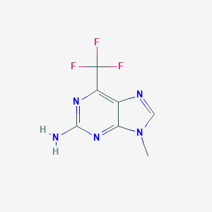 molecular formula C7H6F3N5 B154645 9-Methyl-6-(trifluoromethyl)-9h-purin-2-amine CAS No. 1744-14-5