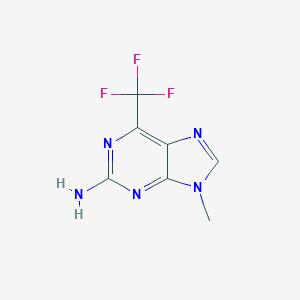 molecular formula C7H6F3N5 B154645 9-甲基-6-(三氟甲基)嘌呤-2-胺 CAS No. 1744-14-5