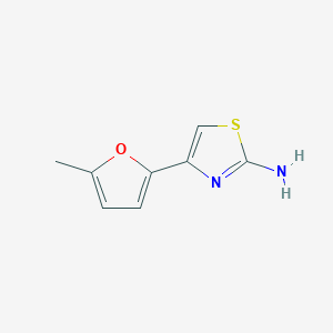 molecular formula C8H8N2OS B154648 4-(5-Methylfuran-2-yl)thiazol-2-amine CAS No. 1634-46-4