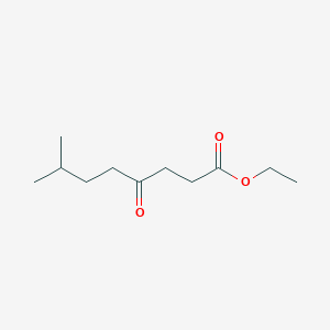molecular formula C11H20O3 B15465432 Ethyl 7-methyl-4-oxooctanoate CAS No. 57753-64-7