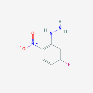 molecular formula C6H6FN3O2 B154660 (5-Fluoro-2-nitrophenyl)hydrazine CAS No. 1966-17-2