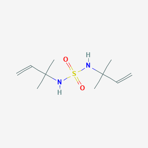 molecular formula C10H20N2O2S B15466205 N,N'-Bis(2-methylbut-3-en-2-yl)sulfuric diamide CAS No. 57542-28-6