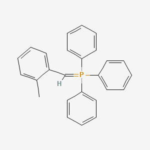 molecular formula C26H23P B15466259 Phosphorane, [(2-methylphenyl)methylene]triphenyl- CAS No. 59659-68-6
