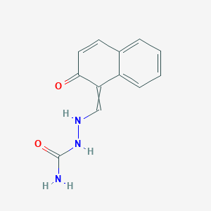 molecular formula C12H11N3O2 B154664 [(2-Oxonaphthalen-1-ylidene)methylamino]urea CAS No. 56536-09-5