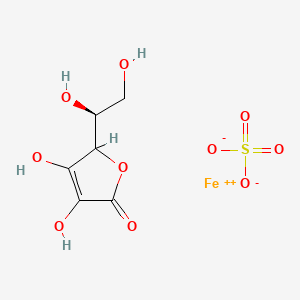 molecular formula C6H8FeO10S B15466659 Ferroplex CAS No. 55128-83-1