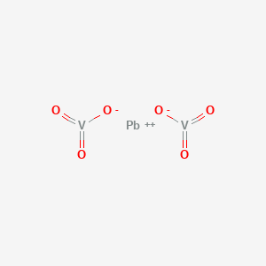 molecular formula O6PbV2 B154667 Lead divanadium hexaoxide CAS No. 10099-79-3