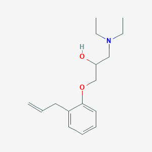 molecular formula C16H25NO2 B15466864 2-Propanol, 1-(diethylamino)-3-[2-(2-propenyl)phenoxy]- CAS No. 57123-41-8