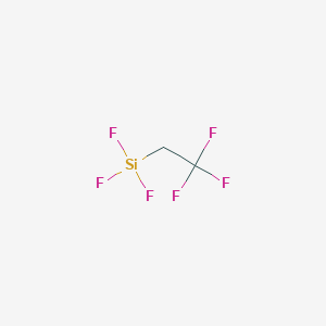 molecular formula C2H2F6Si B15467146 Trifluoro(2,2,2-trifluoroethyl)silane CAS No. 54389-21-8