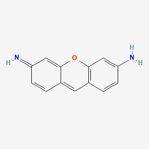 molecular formula C13H10N2O B15467252 3H-Xanthen-6-amine, 3-imino- CAS No. 53164-45-7