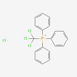 molecular formula C19H15Cl4P B15467410 Triphenyl(trichloromethyl)phosphanium chloride CAS No. 57557-88-7