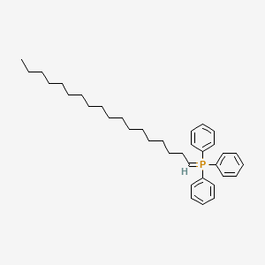 molecular formula C36H51P B15467737 Octadecylidene(triphenyl)-lambda~5~-phosphane CAS No. 57243-06-8