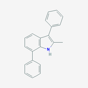 molecular formula C21H17N B154678 2-Methyl-3,7-diphenyl-1H-indole CAS No. 1863-20-3