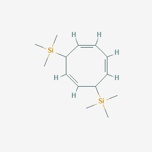 molecular formula C14H26Si2 B15467929 trimethyl-[(2Z,4Z,7Z)-6-trimethylsilylcycloocta-2,4,7-trien-1-yl]silane 