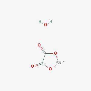 molecular formula C2H2O5Sb B15467951 CID 78070223 