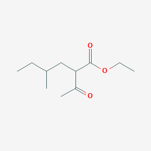 molecular formula C11H20O3 B15468108 Ethyl 2-acetyl-4-methylhexanoate CAS No. 56314-71-7